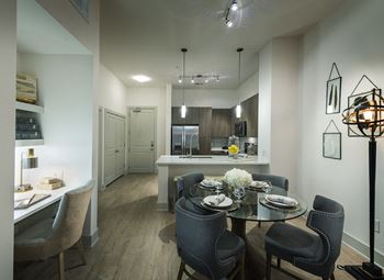 One and two-bedroom open living plans